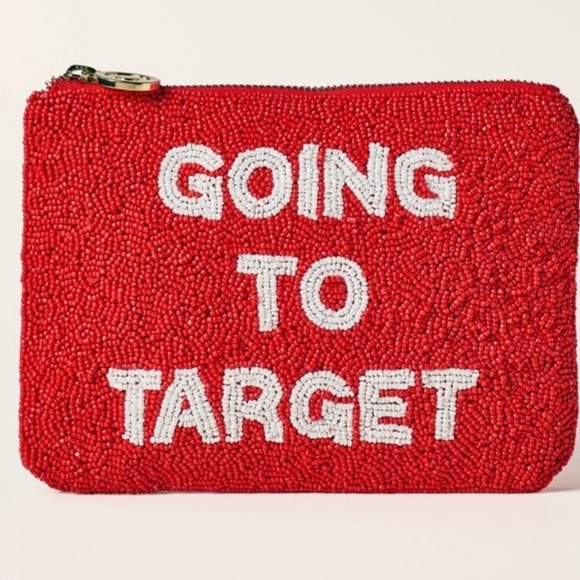 Kate Spade “Going to Target” Red Beaded Clutch | Limited Edition | Brand New - Picture 6 of 10